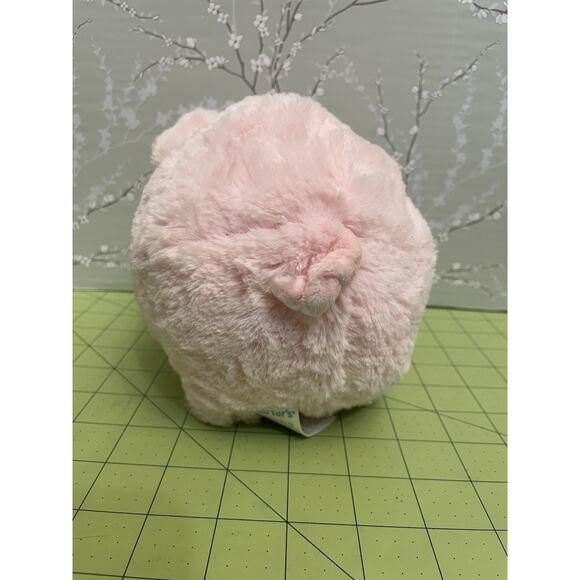 Pink Pig Baby Lovey Carters Plush Soft Eyes Farm Petting Zoo Soft Stuffed Animal - Picture 3 of 12